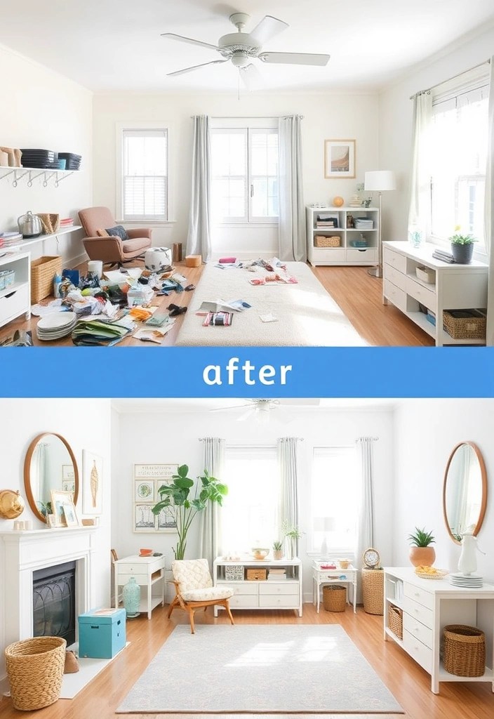 14 Minimalist Hacks to Declutter Your Home and Mind in Just 24 Hours! - 1. Start with a 10-Minute Tidy-Up