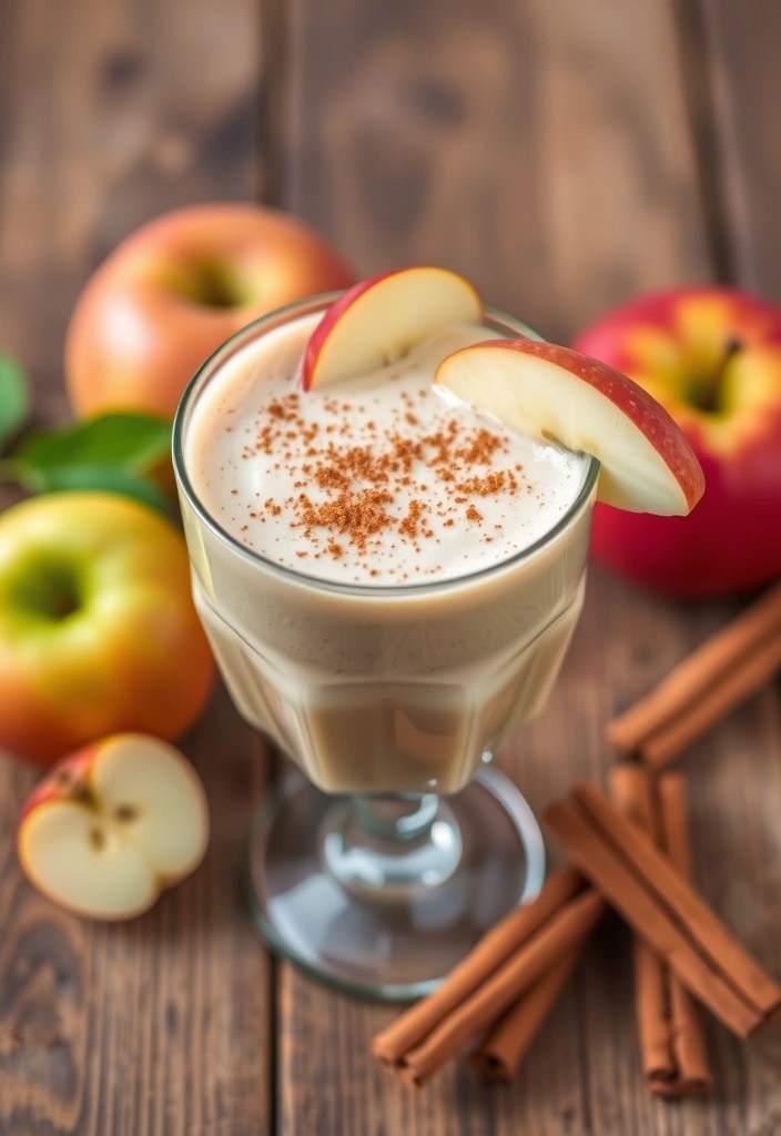 14 Delicious Smoothie Recipes That Are Actually Good for You (Try #9 Today!) - 10. Cinnamon Apple Smoothie