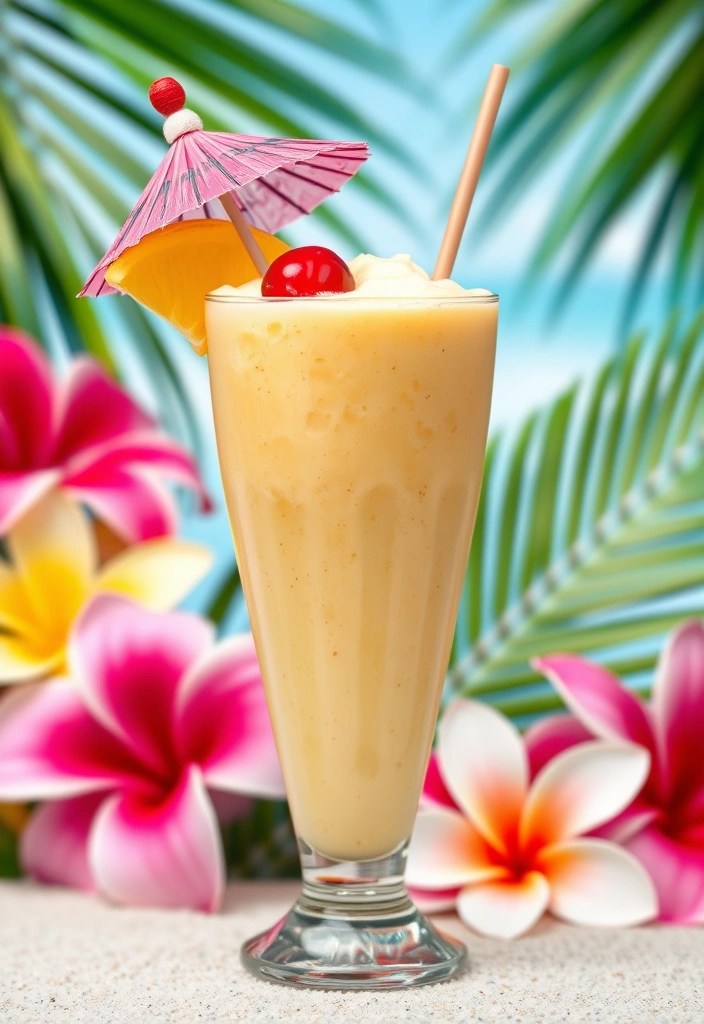 14 Delicious Smoothie Recipes That Are Actually Good for You (Try #9 Today!) - 13. Pina Colada Smoothie