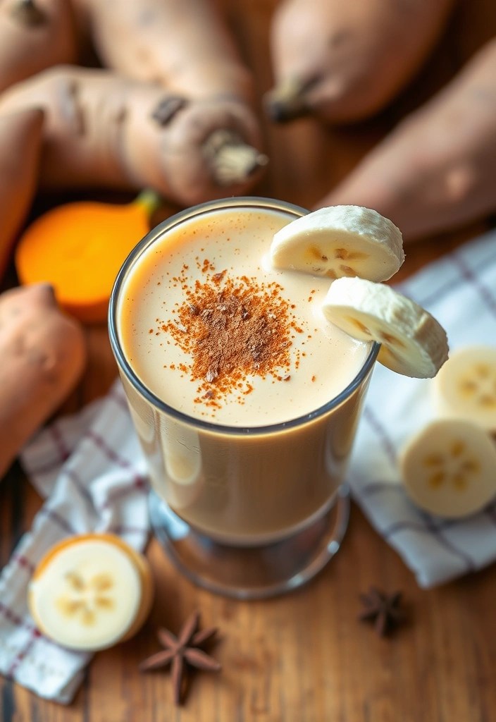 14 Delicious Smoothie Recipes That Are Actually Good for You (Try #9 Today!) - 14. Sweet Potato Smoothie