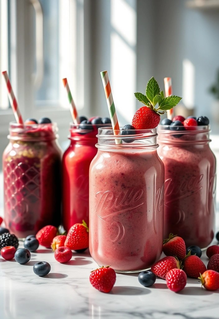 14 Delicious Smoothie Recipes That Are Actually Good for You (Try #9 Today!) - 2. Berry Bliss Smoothie
