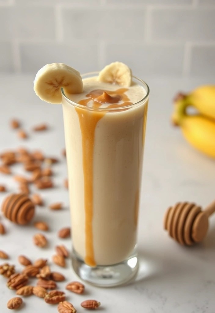 14 Delicious Smoothie Recipes That Are Actually Good for You (Try #9 Today!) - 8. Nutty Banana Smoothie