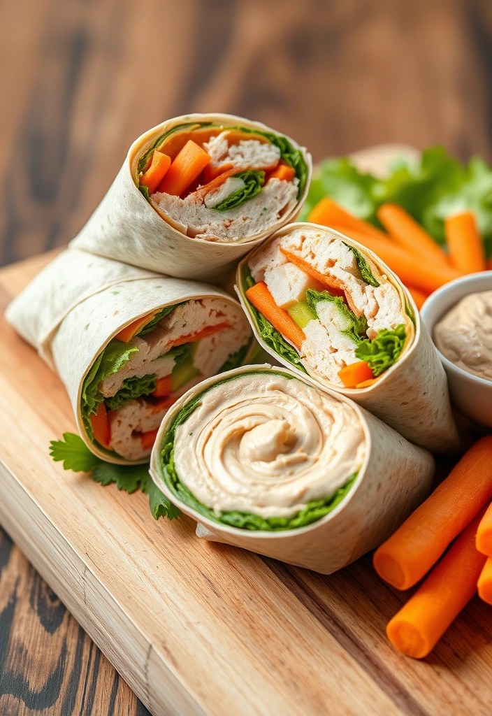 15 Healthy Meals You Can Make in Under 30 Minutes (You'll Love #8!) - 10. Turkey and Vegetable Wrap