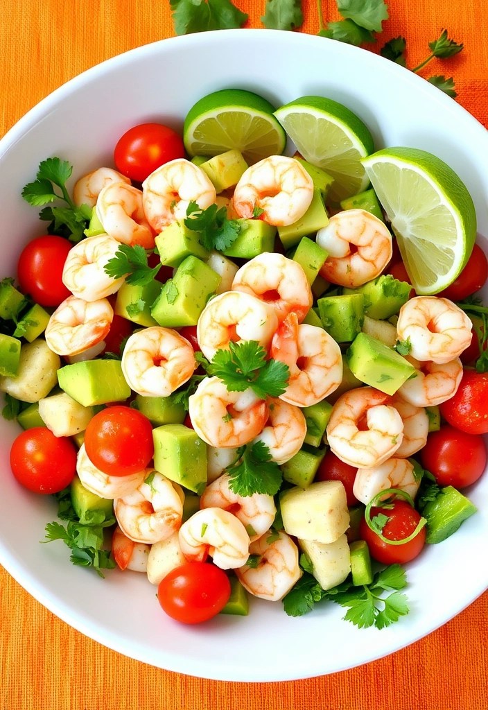 15 Healthy Meals You Can Make in Under 30 Minutes (You'll Love #8!) - 7. Shrimp and Avocado Salad