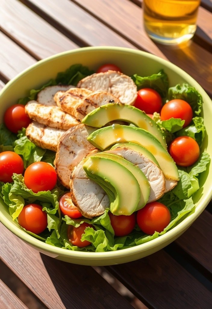 15 Healthy Recipes That Are So Tasty You Won't Believe They're Good for You! - 11. Grilled Chicken Salad with Avocado