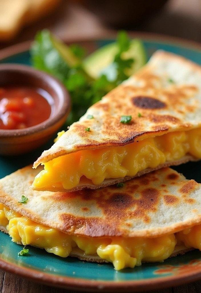 17 Breakfast Ideas That Will Make You Jump Out of Bed (You’ll Never Hit Snooze Again!) - 14. Breakfast Quesadilla