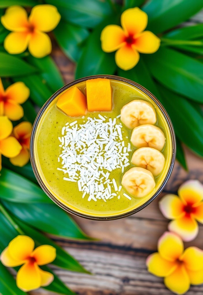 25 Smoothie Recipes That Will Kickstart Your Morning (You Won't Want to Miss #15!) - 1. Tropical Paradise Smoothie