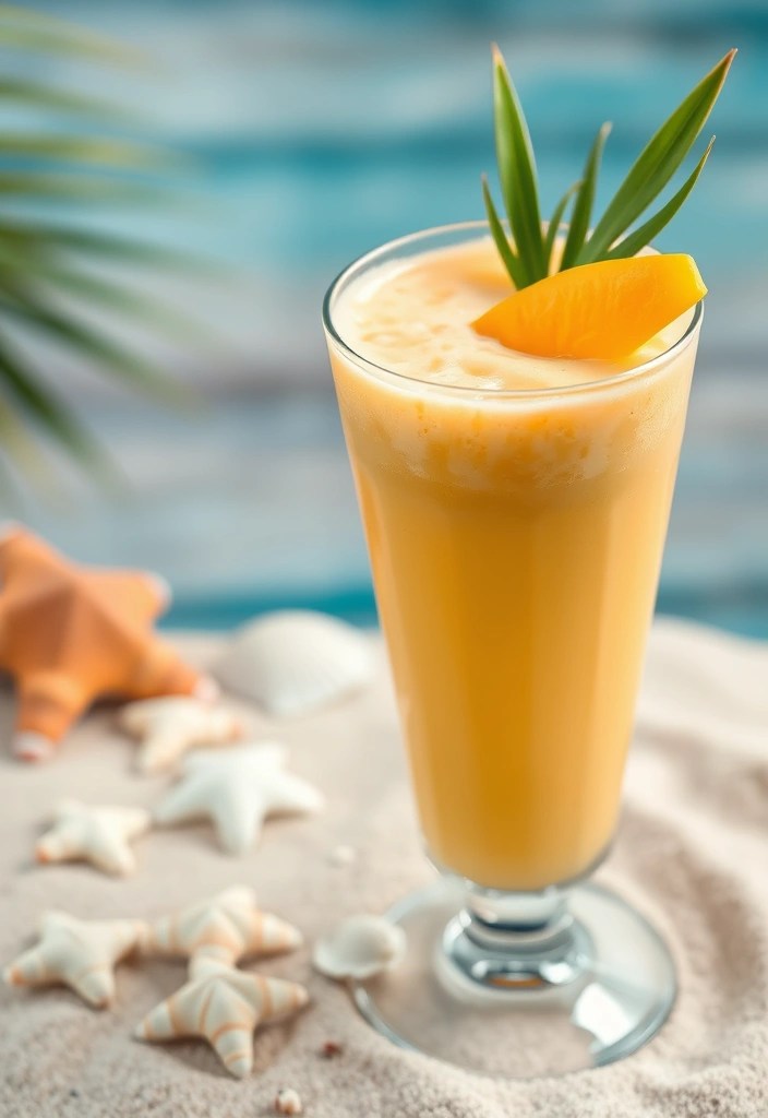 25 Smoothie Recipes That Will Kickstart Your Morning (You Won't Want to Miss #15!) - 12. Coconut Mango Smoothie
