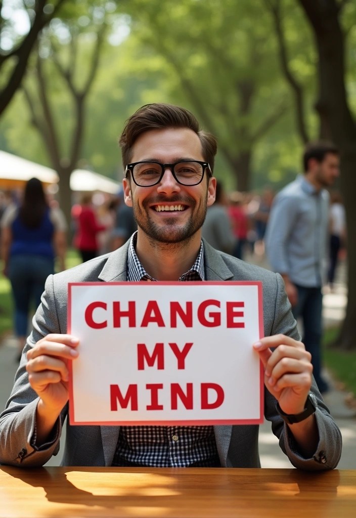 30 Viral Memes You Need to See Right Now (Don’t Miss #15!) - 10. Change My Mind