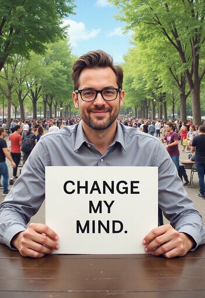 19 Internet Memes That Will Make You LOL (You Haven't Seen #4 Yet!) - 6. Change My Mind